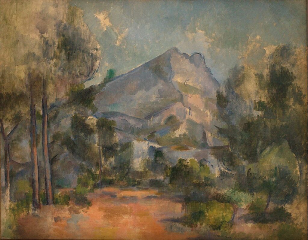 Toile Encadrée Paul Cézanne - Jas De Bouffan (1885-1887) - Style Impressionniste, Prêt à Accrocher